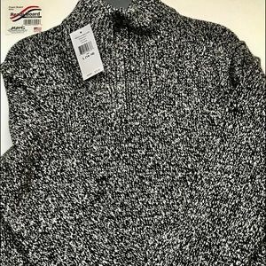 Ralph Lauren Boys B/W Marled Half-Zip Sweater